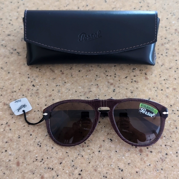 Persol Polarized Havana Brown Shades - Picture 2 of 9